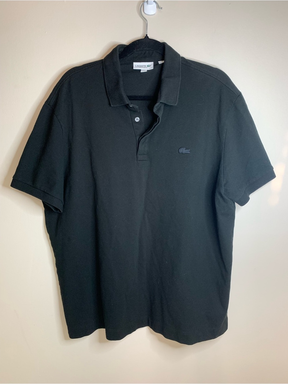 Lacoste Men’s Black Classic Polo Shirt XXL